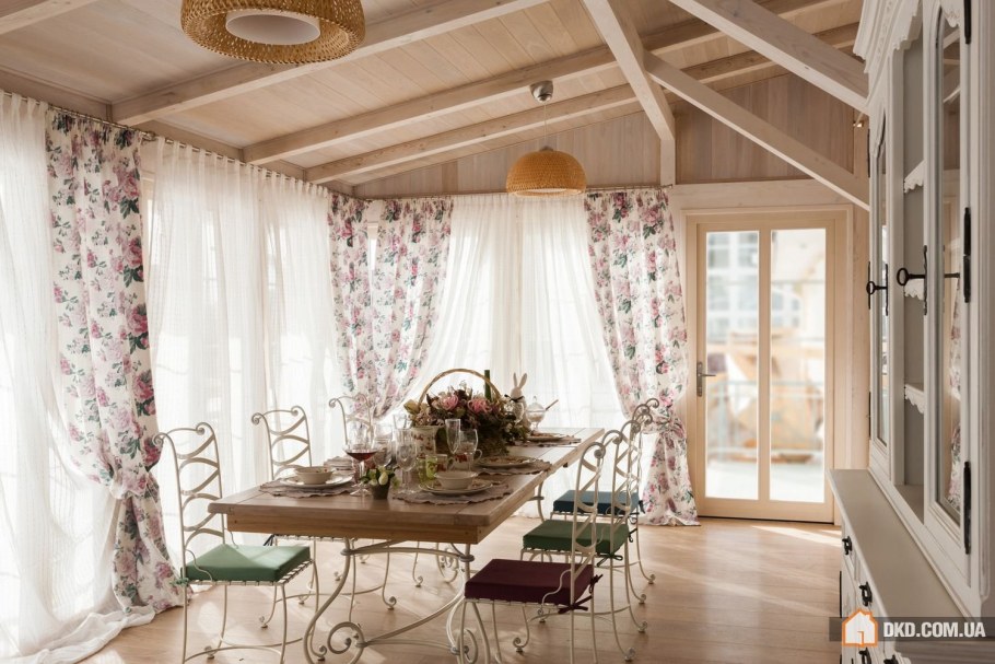 Занавески на дачу