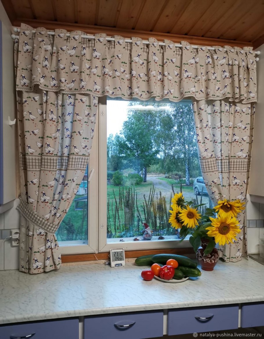 Шторы в деревенском стиле