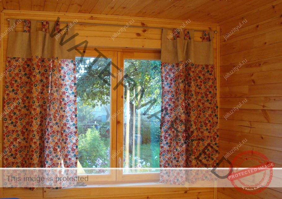 Шторы для дачного домика