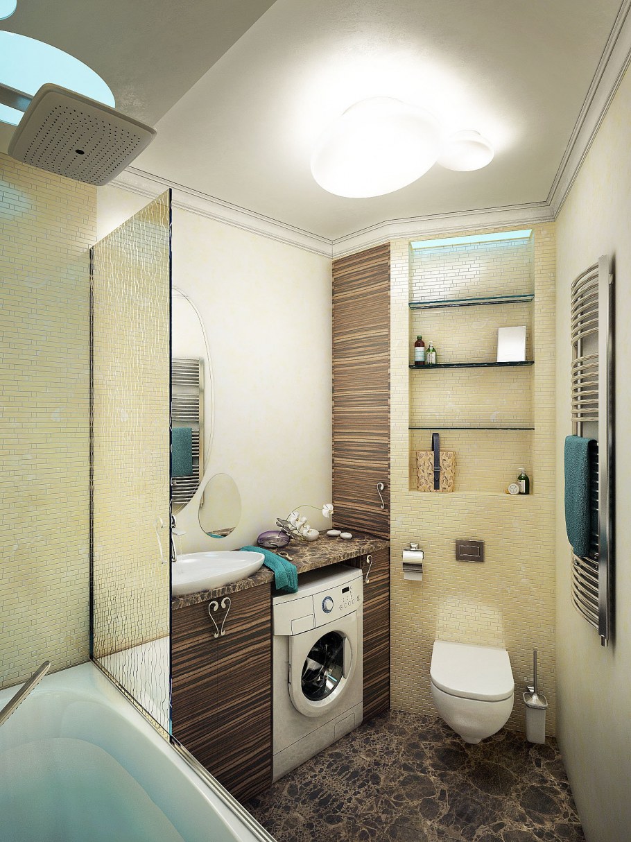 Нестандартная планировка ванной