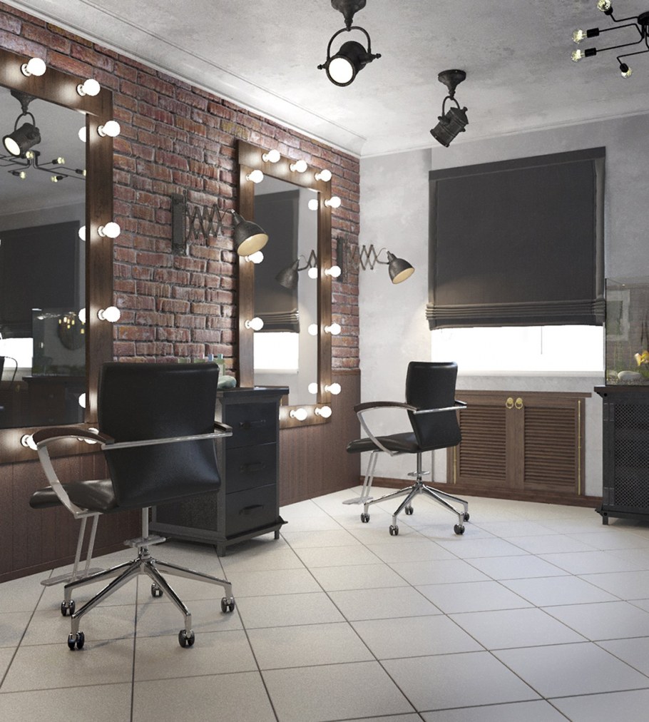 Интерьер парикмахерской