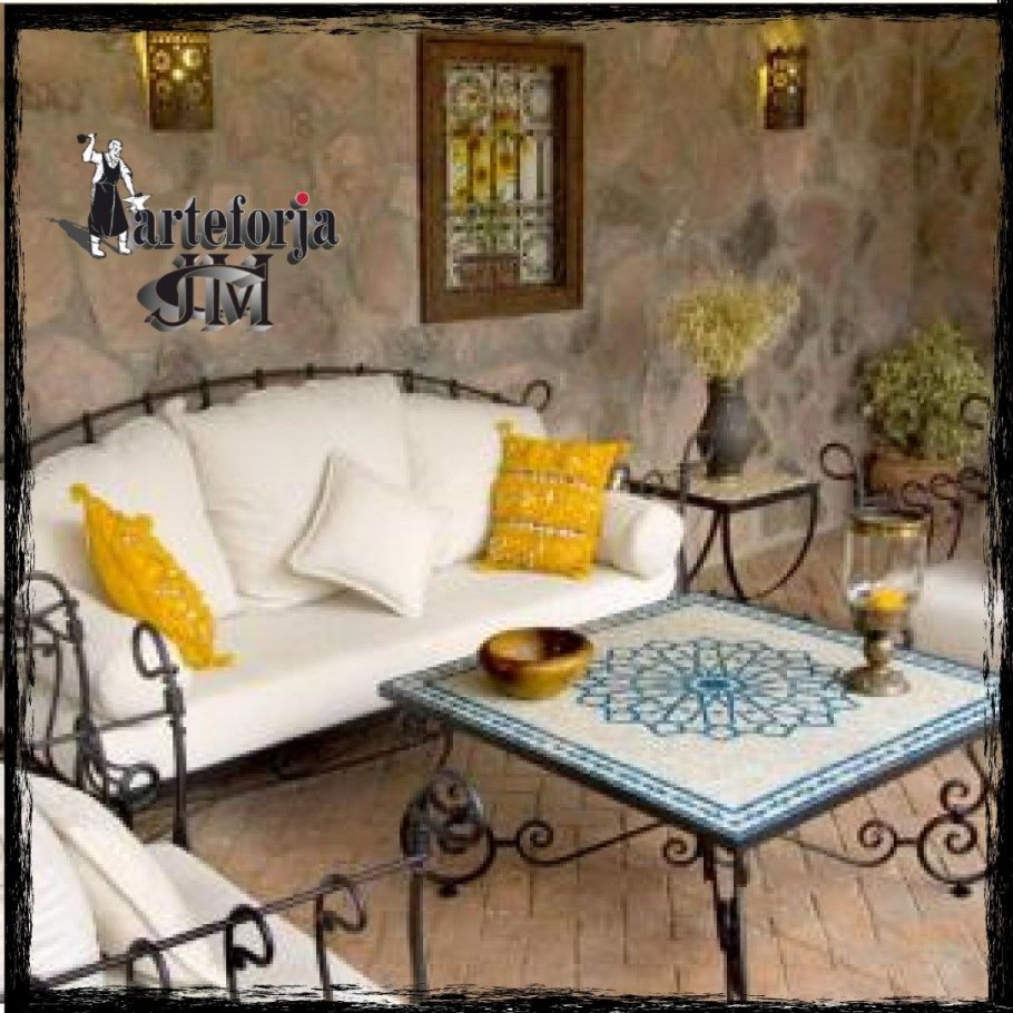 Кованая мебель в интерьере