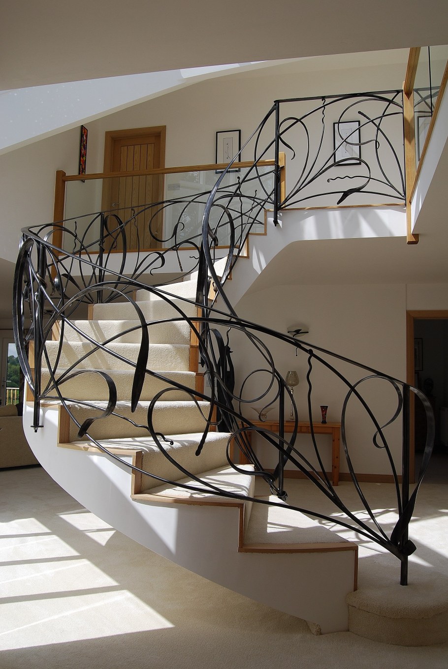 Кованые перила в стиле Модерн