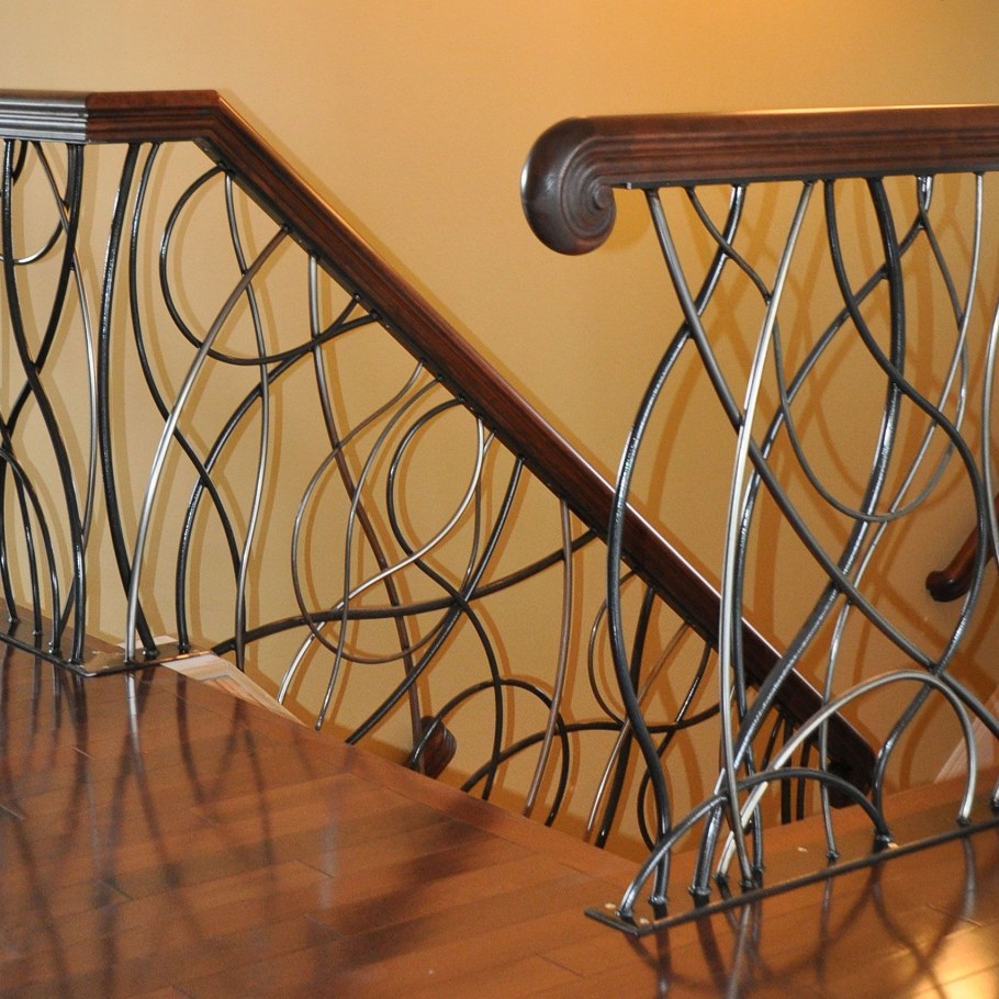 Современные кованые перила