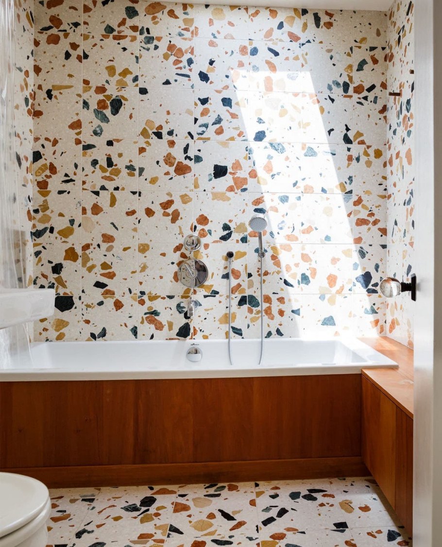 Плитка терраццо в интерьере