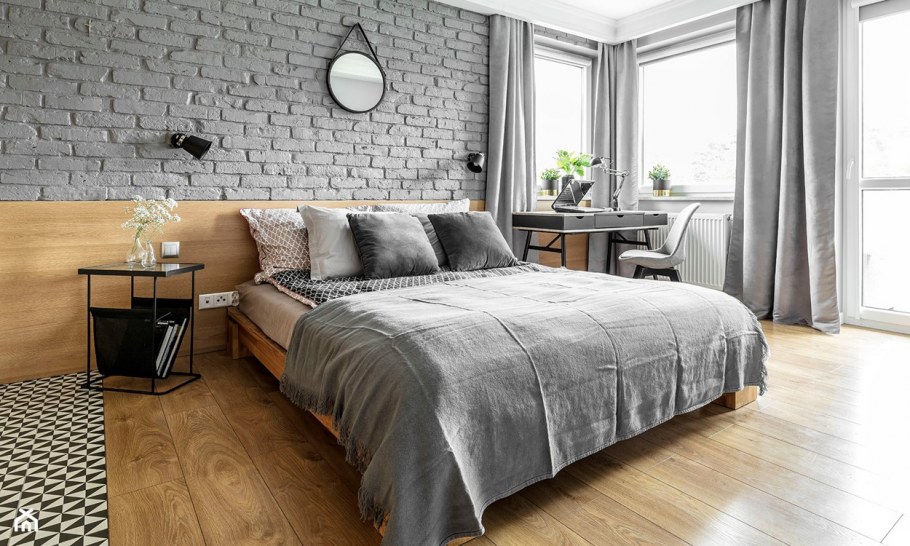 Спальня лофт Скандинавия