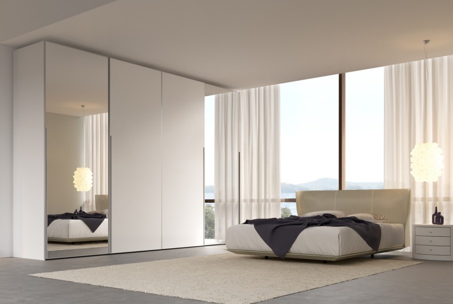 Шкаф купе безрамочный