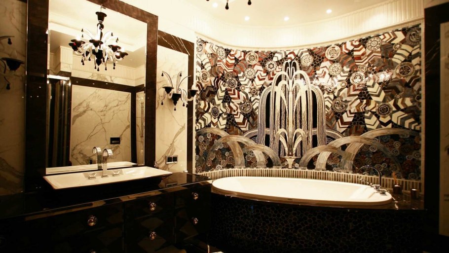 Мозаичное панно арт деко