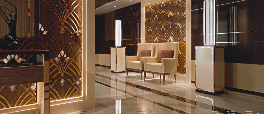 Буазери панели арт деко