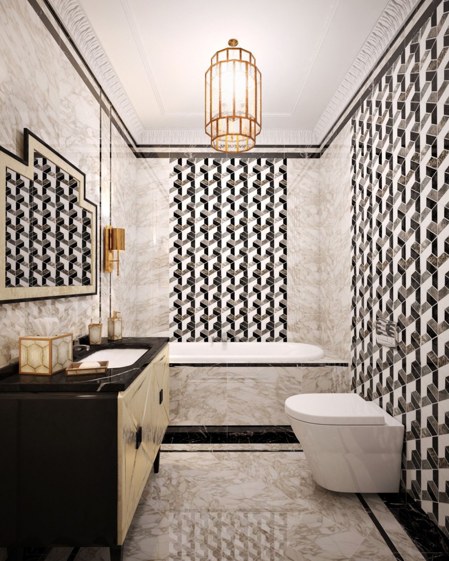 Керамическая плитка ар деко