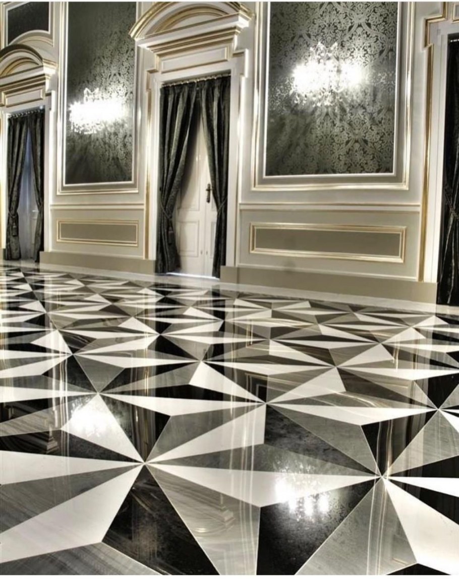 Пол керамогранит ар деко