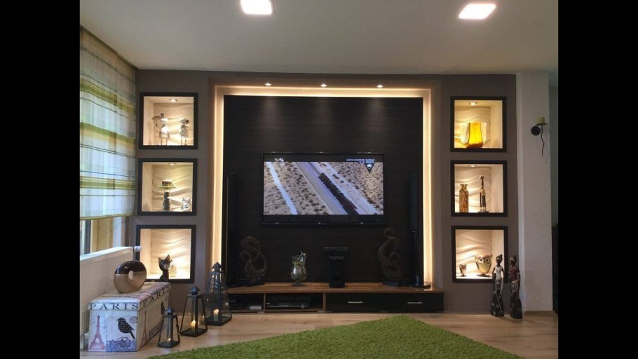 Гипсокартонные конструкции на стене