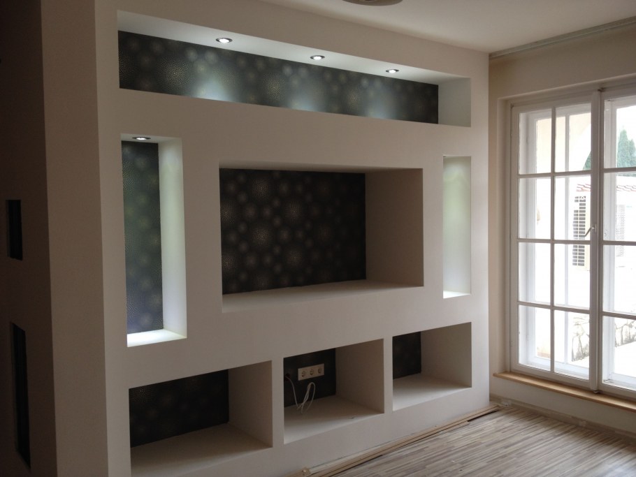 Ниши в стене для телевизора