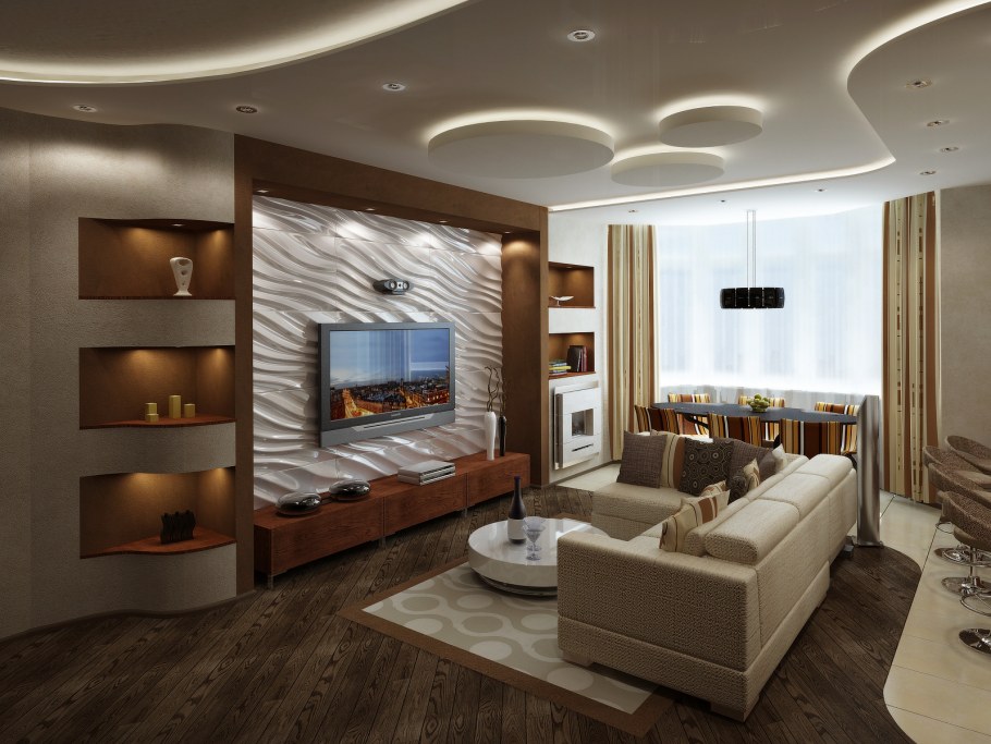 Ниши в стене для телевизора