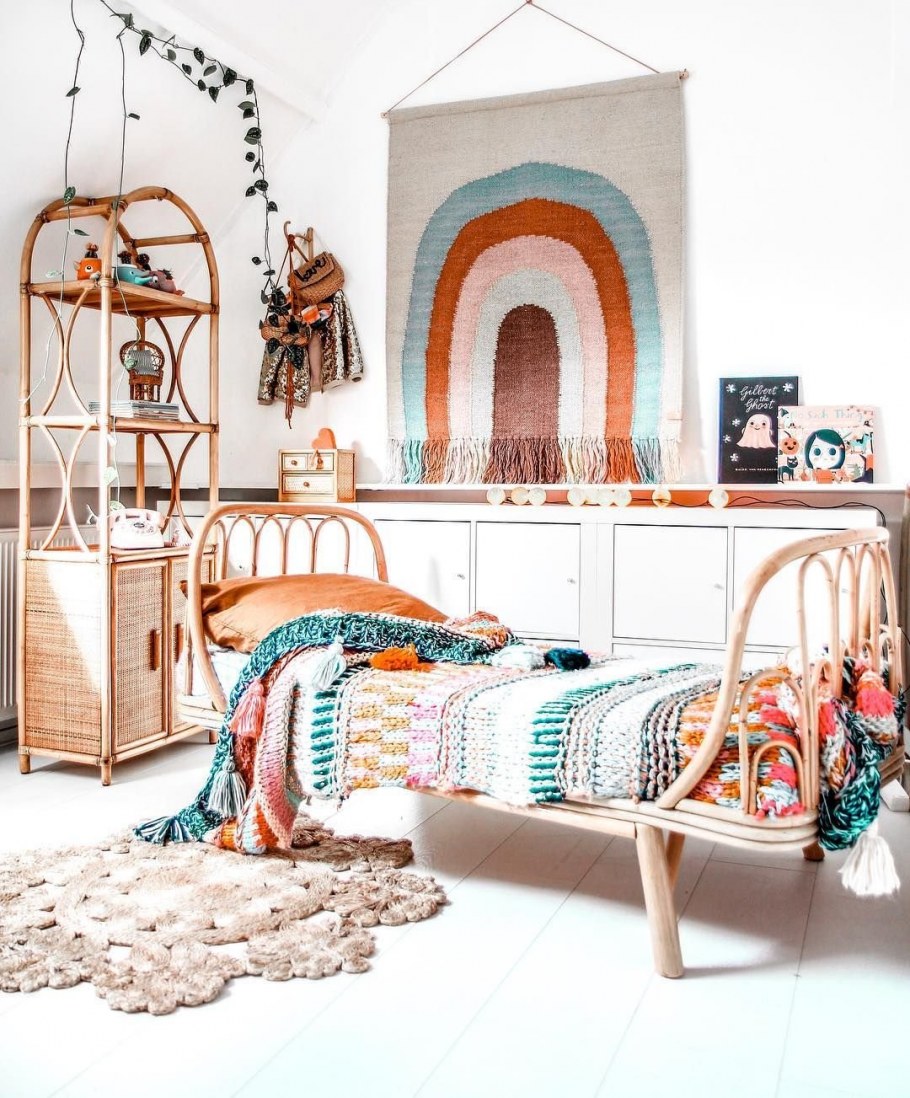 Бохо детская комната