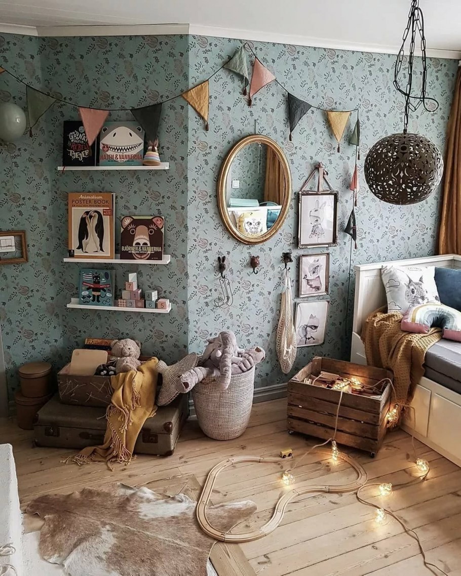Детская в стиле бохо Сканди