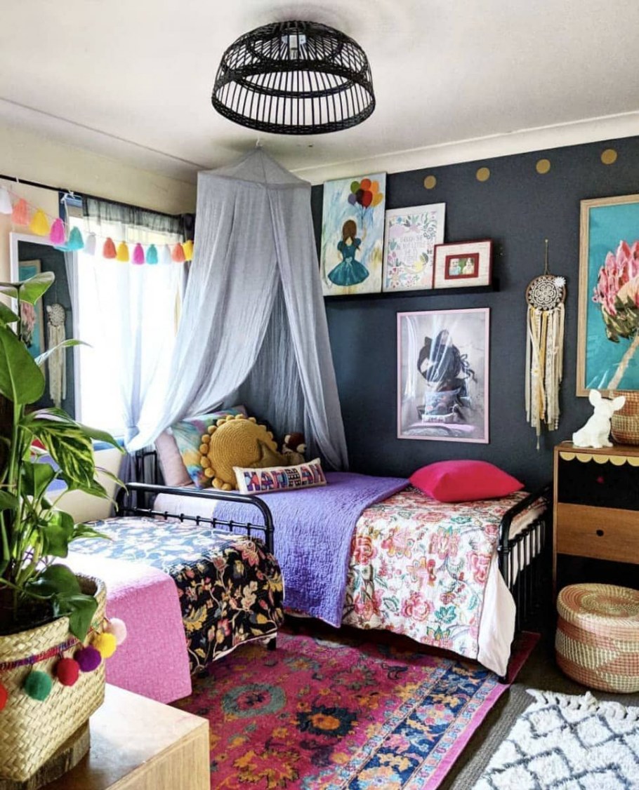 Комната для девочки в стиле бохо