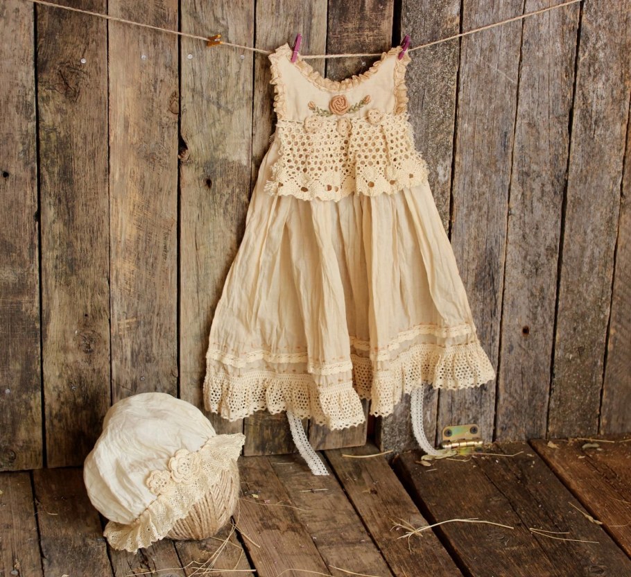 Платье для девочки в деревенском стиле