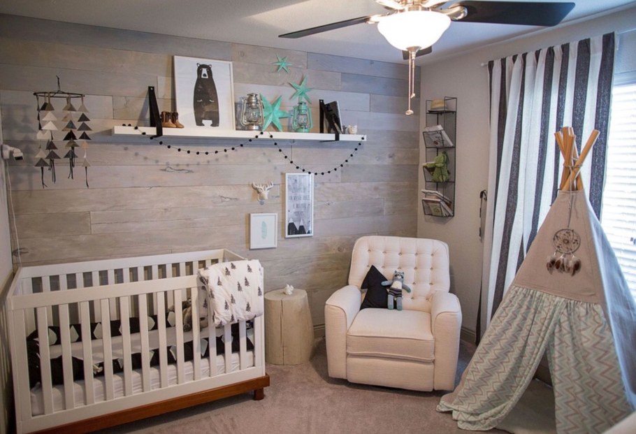 Комната новорожденного в стиле бохо