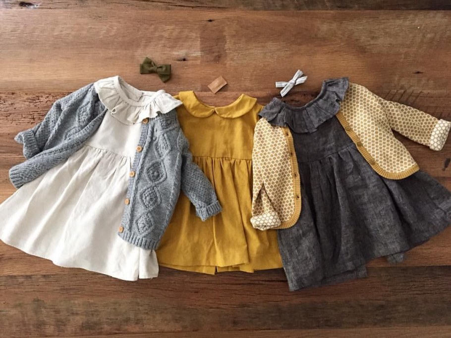 Винтажная одежда для малышей