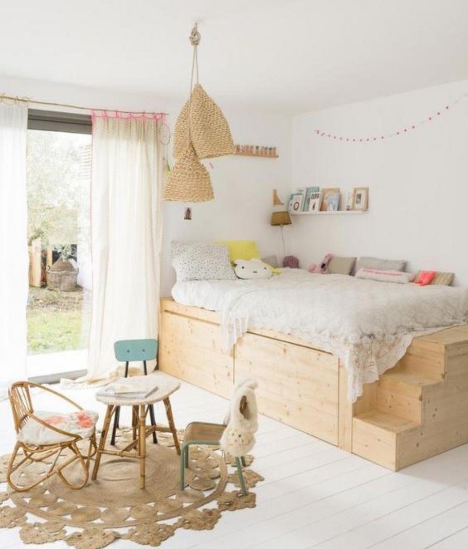 Кровать подиум в детской