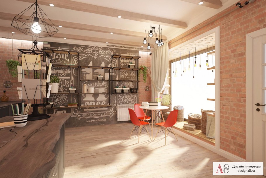 Интерьер салона красоты в стиле Прованс