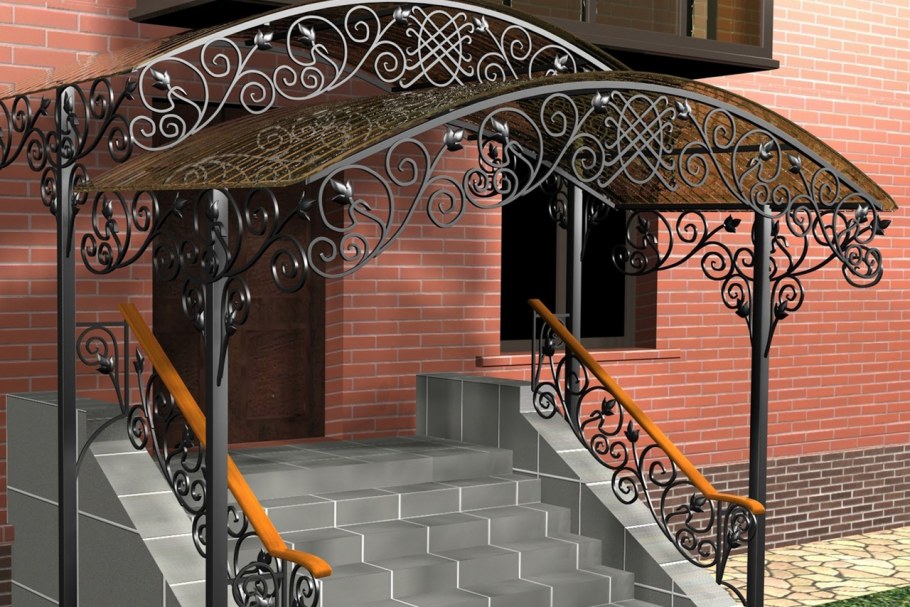 Навес над крыльцом