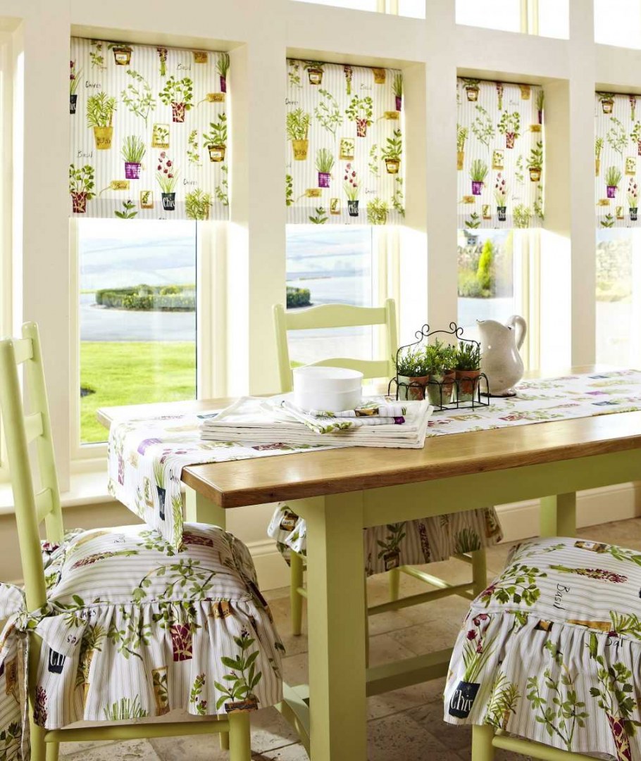 Римские шторы дом Кантри