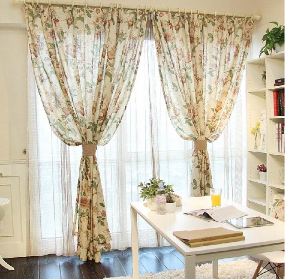 Шторы в деревенском стиле