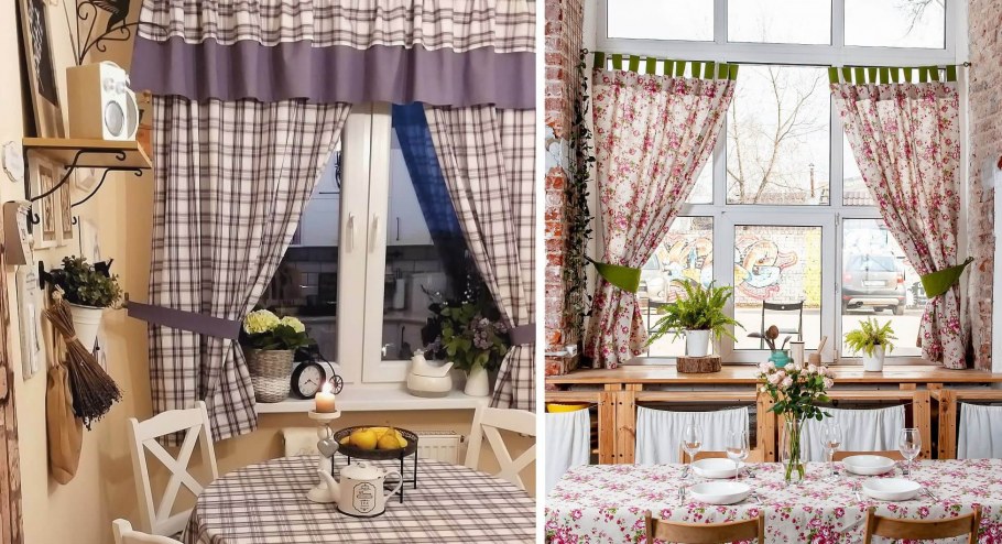 Кухня Прованс со шторками