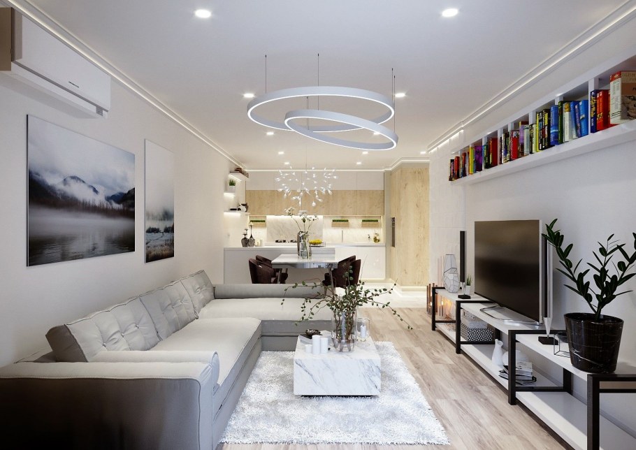 Гостиная в минималистическом стиле