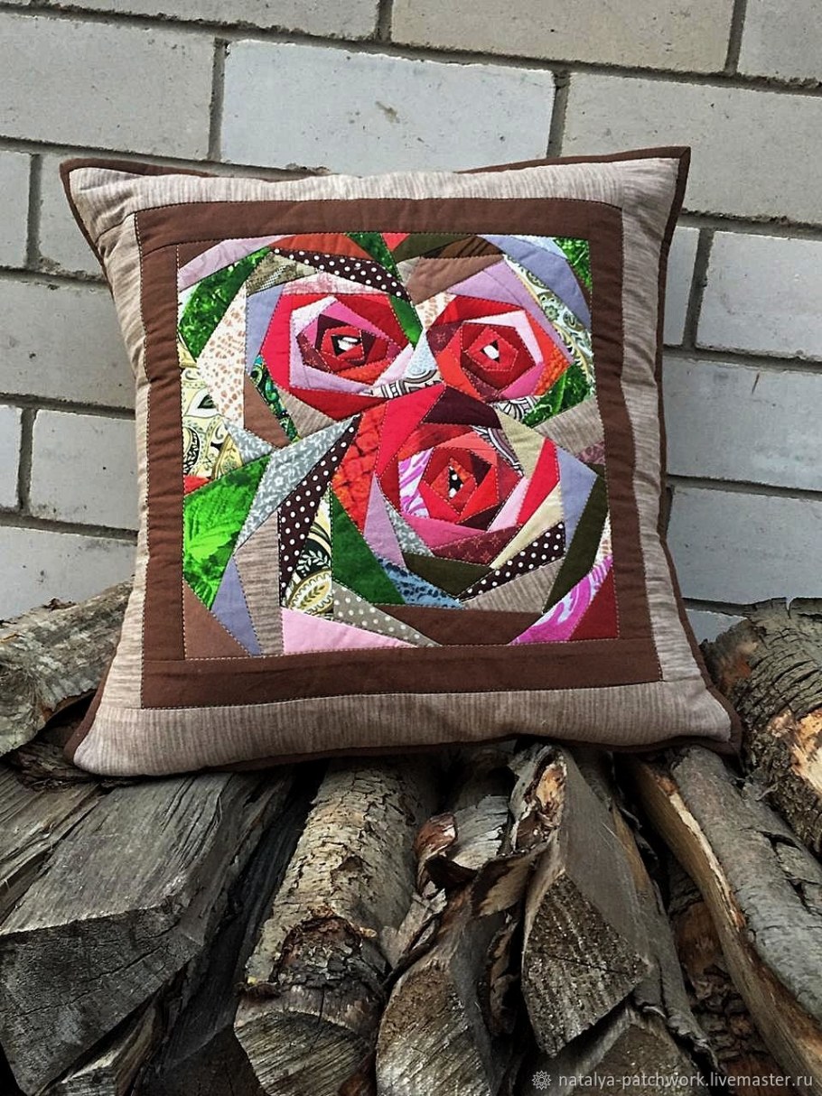 Лоскутное шитье подушки идеи для творческого вдохновения