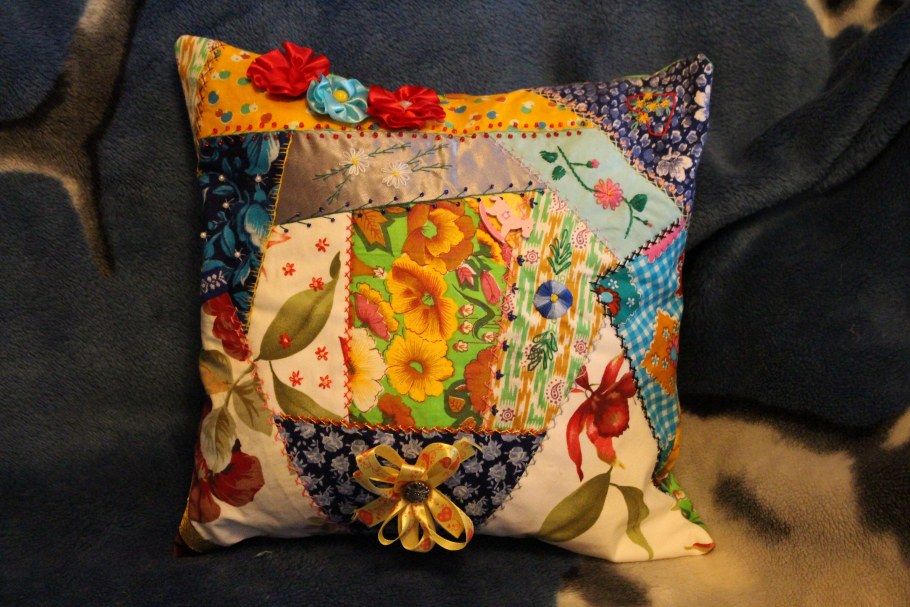 Подушки в стиле пэчворк