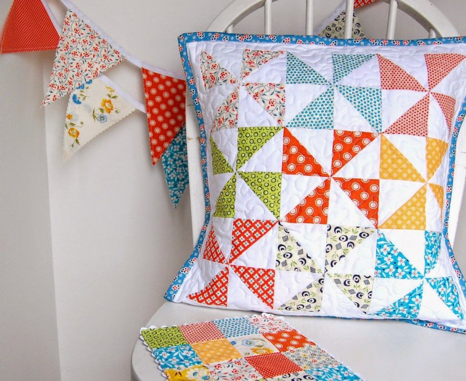 Подушки пэчворк