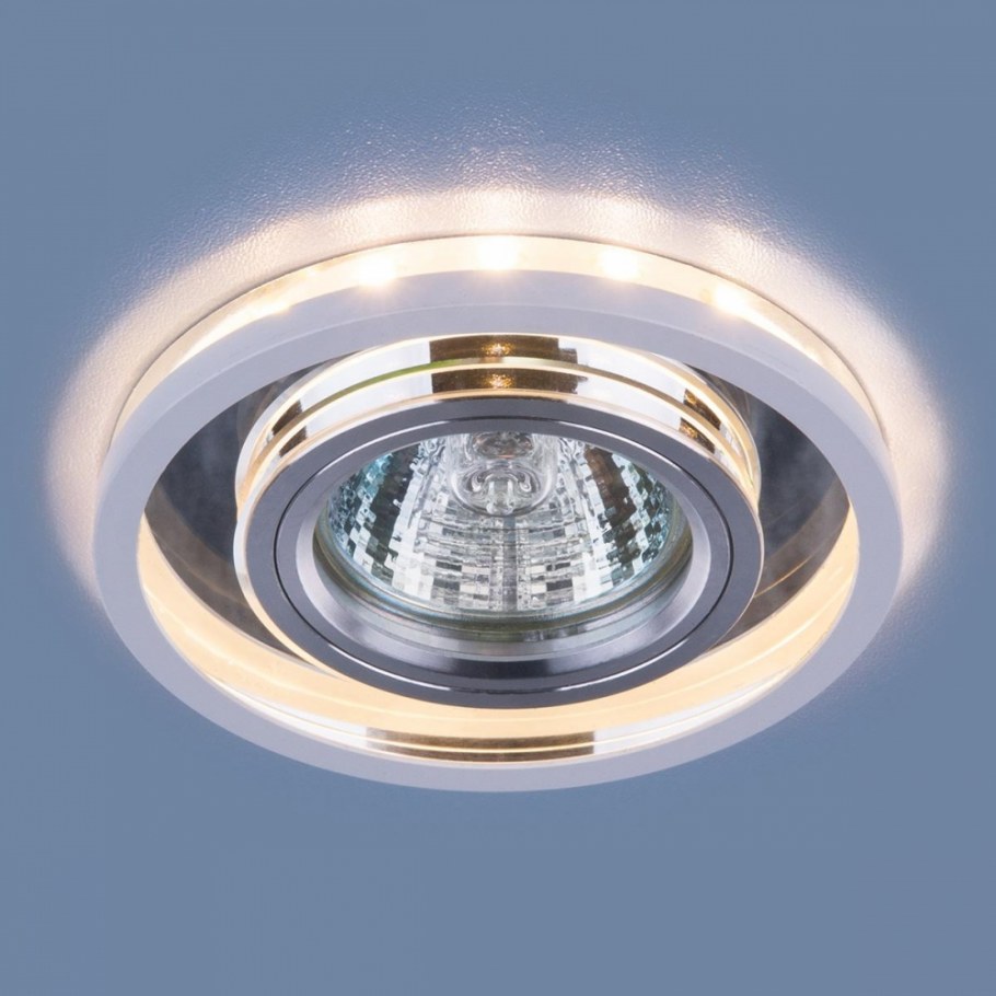 Elektrostandard 7021 mr16 SL/WH зеркальный/белый