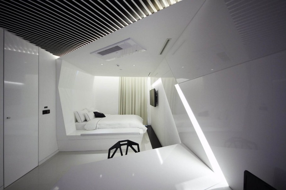 Спальня в стиле футуризм