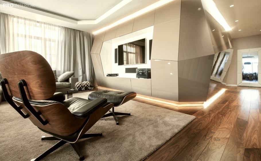 Интерьер в стиле футуризм