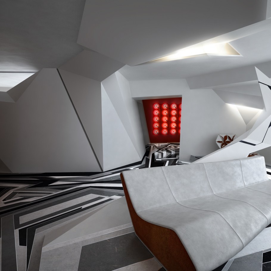 Интерьер в стиле Деконструктивизм