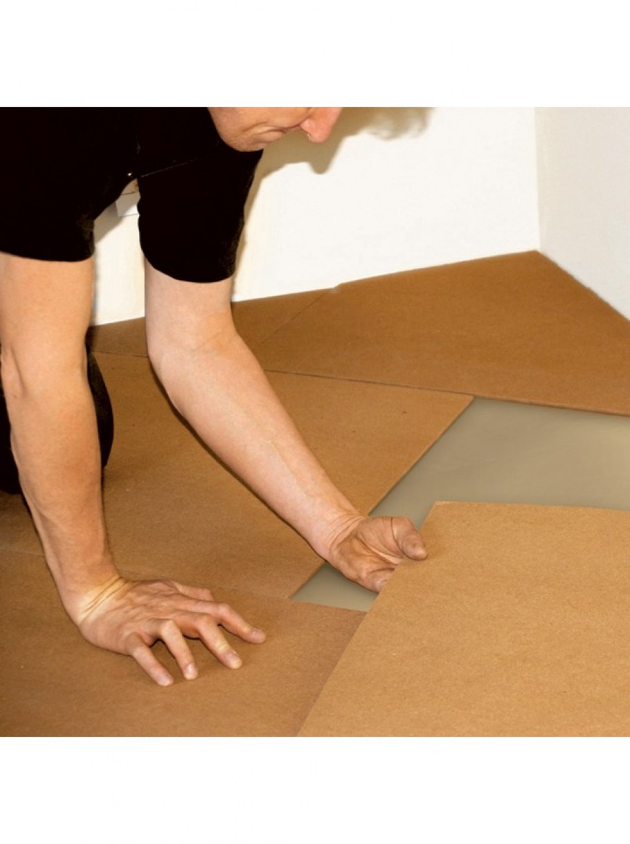 Окрашенный деревянный пол