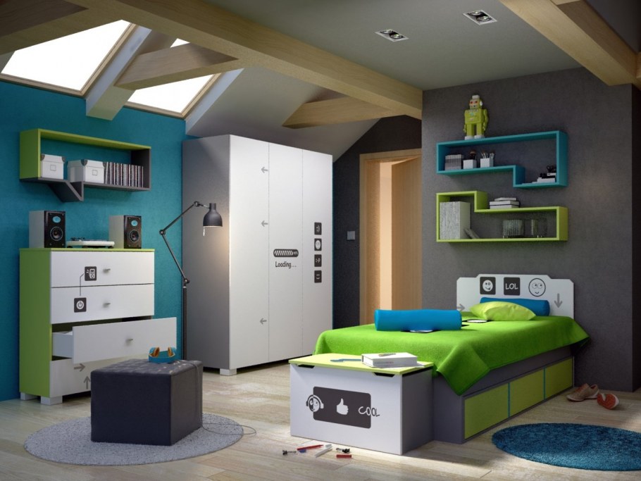 Подростковая спальня для мальчика