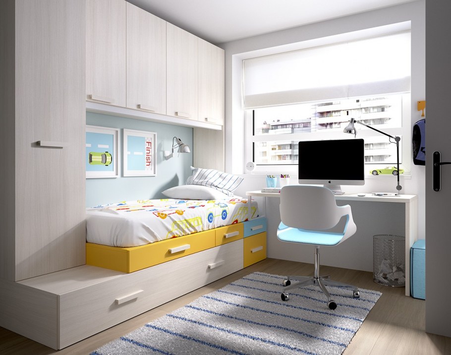 Комната в бело фиолетовом стиле