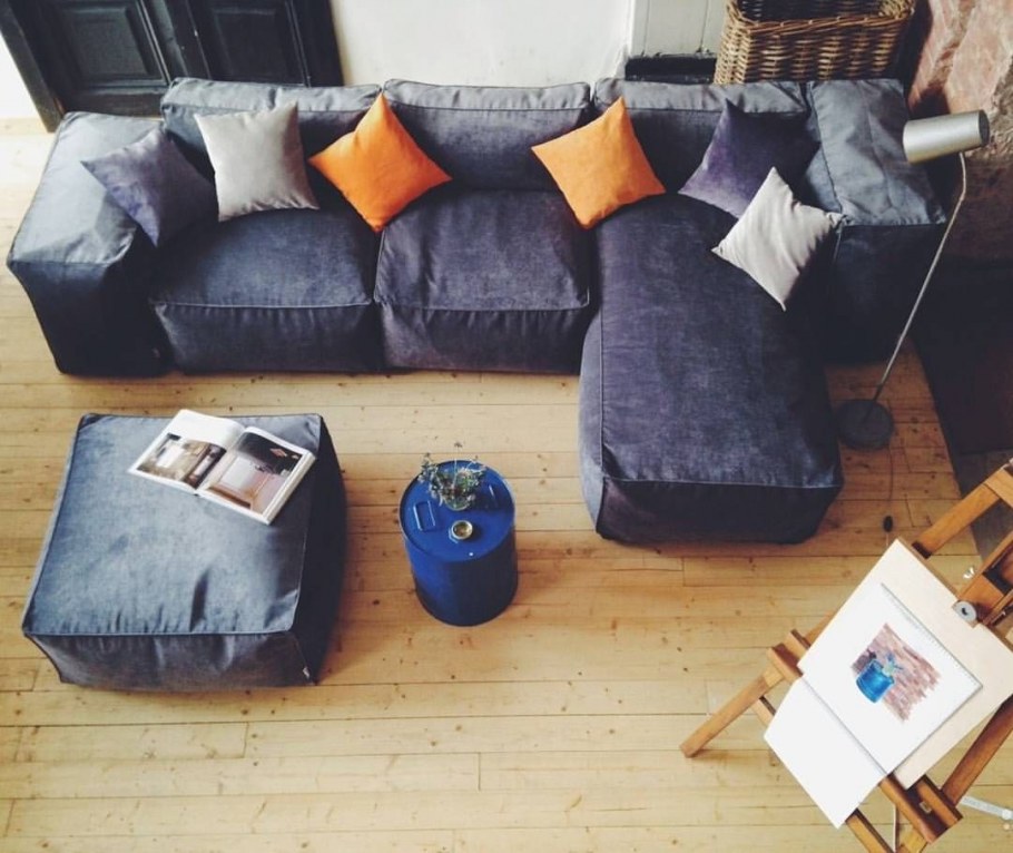 Бескаркасный диван лаунж