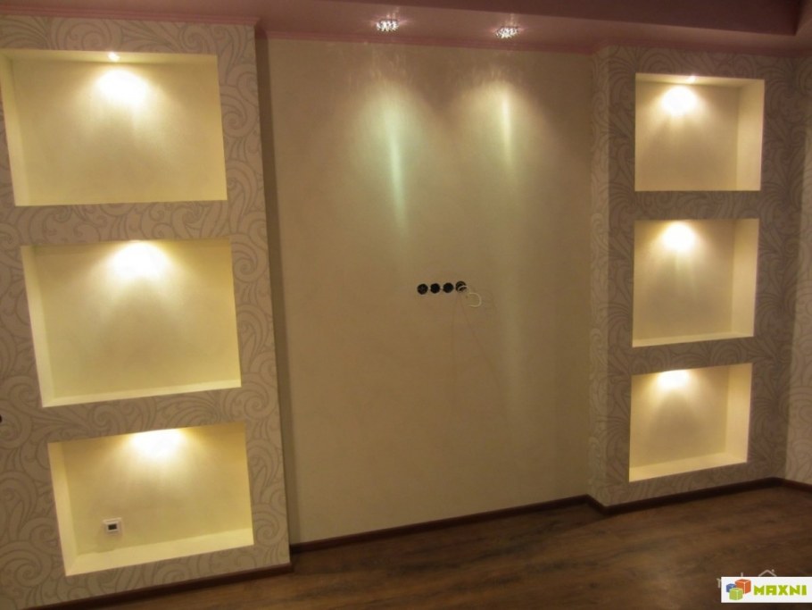 Настенные гипсокартонные конструкции