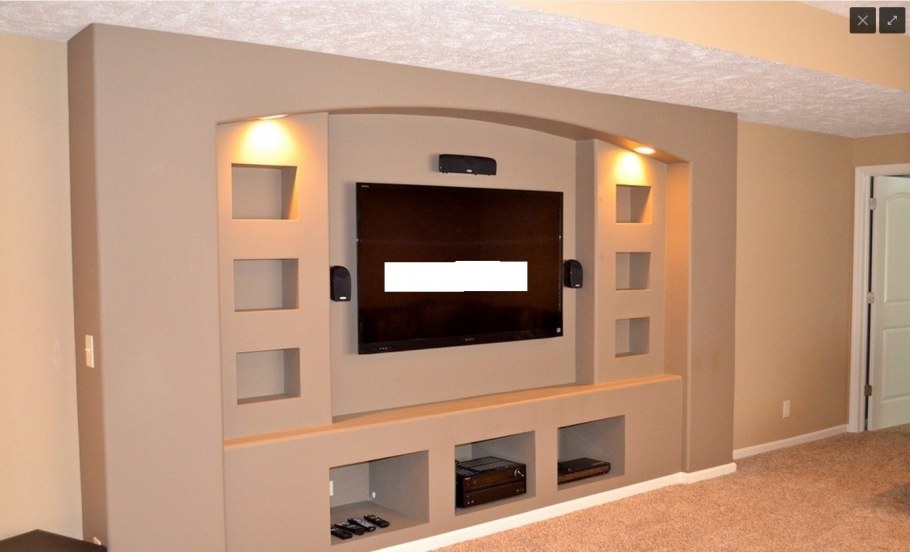 Полки и ниши из гипсокартона