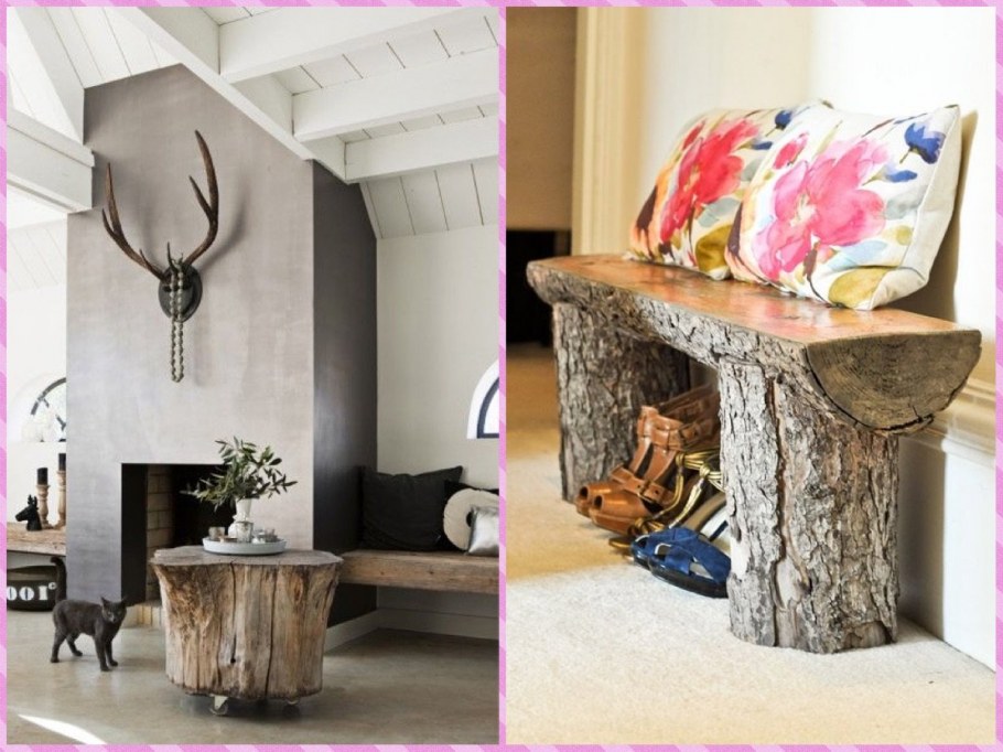 Пенек в интерьере