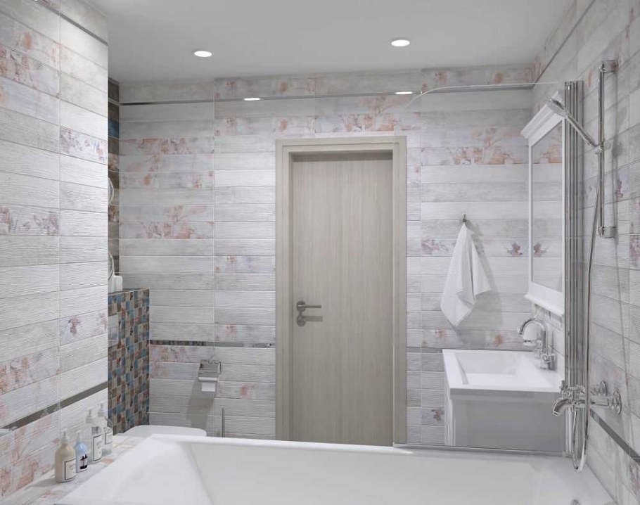 Плитка Кантри Шик Париж в интерьере