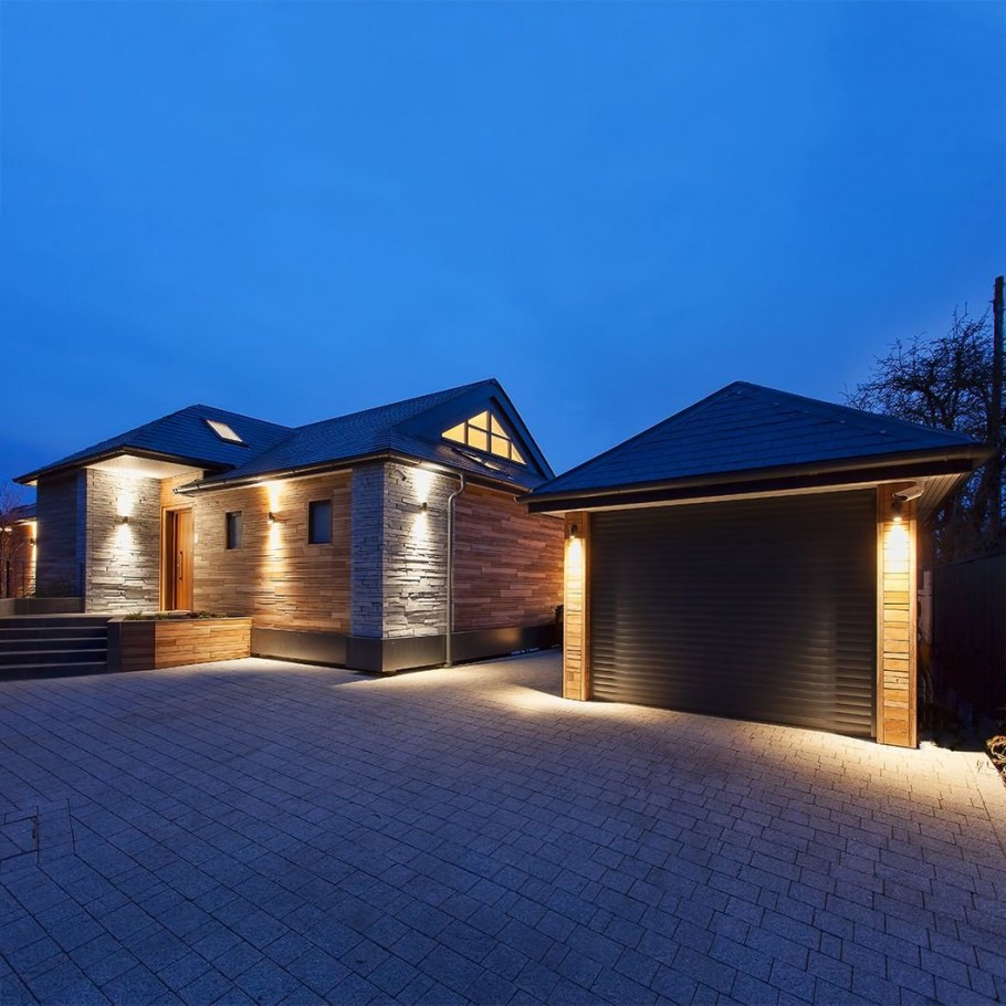 Освещение дома снаружи