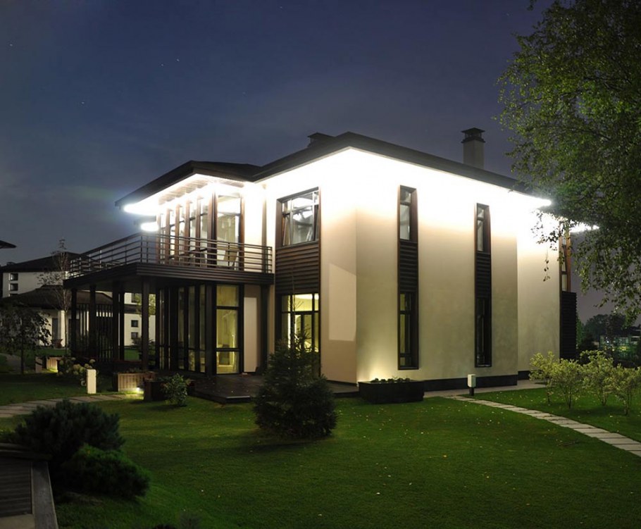 Подсветка фасада