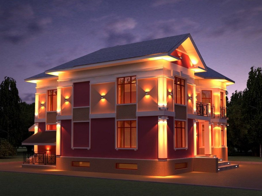 Декоративная подсветка фасадов