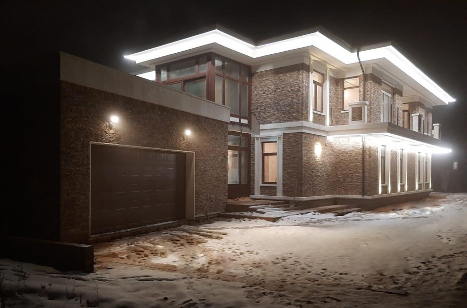 Подсветка фасада